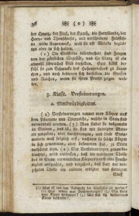3. Klasse Versteinerungen.