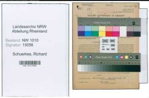 Entnazifizierung Richard Schuerkes , geb. 05.01.1907 (Ingenieur)