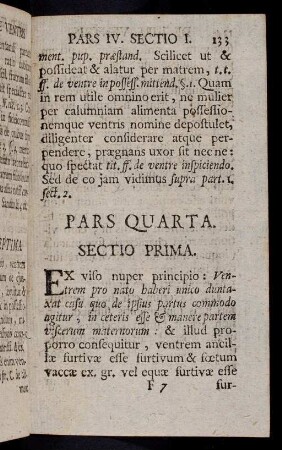133-164, Sectio Prima