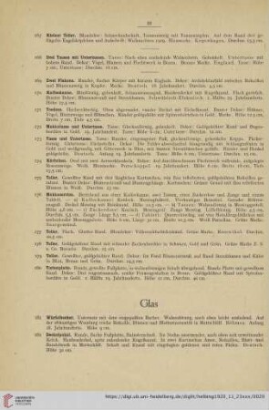 Glas (Nr. 181-249)