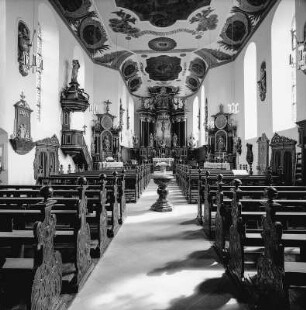Kath. Pfarrkirche St. Vinzenz; Eltville, Hauptstraße (Hattenheim) 46, Hauptstraße (Hattenheim) 44