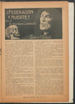 ¡Federación o muerte! - Cine-novela - Continuación