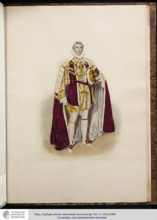 Abbildung: The Lord High Constable of England (the Duke of Wellington).