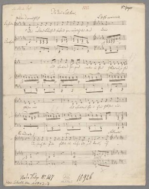 Die drei Liebchen; E|b; Alt (B), pf; op. 33 - BSB Mus.Schott.Ha 11712-3