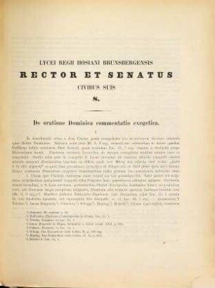 De oratione dominica commentatio exegetica