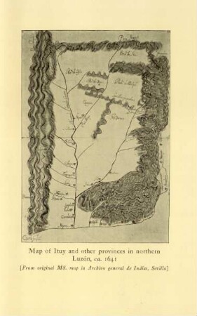 Map of Ituy and other provinces in northern Luzòn, ca. 1641