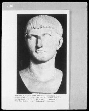Kopf des Gaius Julius Caesar Germanicus