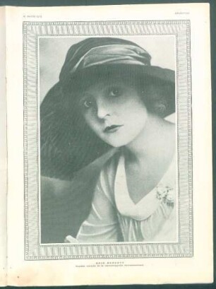 Enid Bennett. - Popular estrella de la cinematografía norteamericana.
