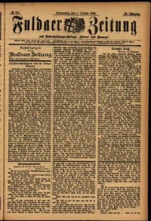 Ausgabe vom Donnerstag, den 01. Oktober 1896.