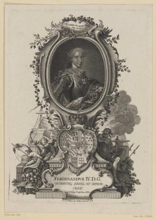 Bildnis des Ferdinandvs IV. D. G.