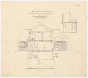 Landhaus Dr. Ruge, Nardevitz: Schnitt 1:50