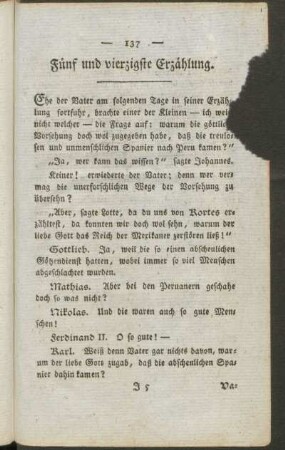 Fünf und vierzigste Erzählung