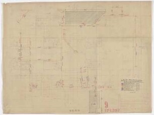 Fundament Maschine II Grundplatte, Draufsicht