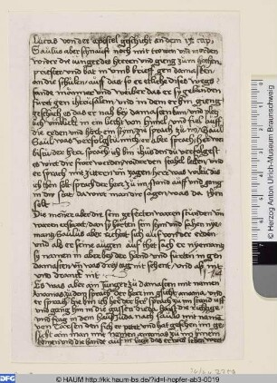Text zur Bekehrung des Paulus