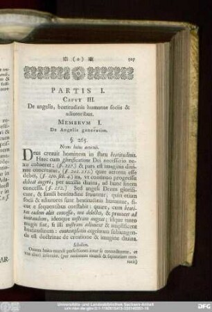 Membrum I. De Angelis generatim.