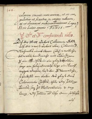Mercurius solis et lunae conficiendi ratio, dt.