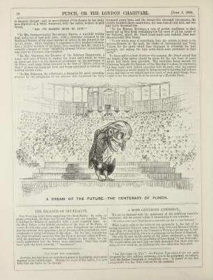 A dream of the future. - The centenary of Punch