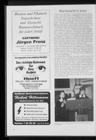 Wiehnacht'n weer