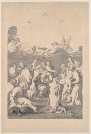 Die Verklärung Christi (nach dem Gemälde in Rom, Vatikanische Museen), zweite Fassung