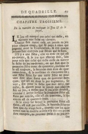 Chapitre Troisieme.