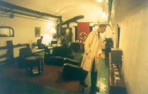 Jersey. German Underground Hospital. Blick in das Offiziers-und Ärztecasino