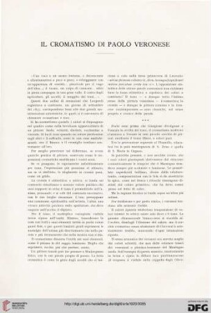 23: Il cromatismo di Paolo Veronese