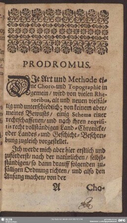 Prodromus
