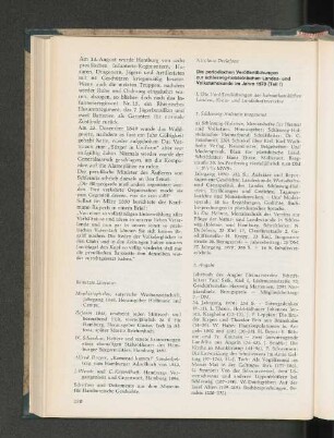 Die periodischen Veröffentlichungen zur schleswig-holsteinischen Landes- und Volkstumskunde im Jahre 1970 (Teil I)