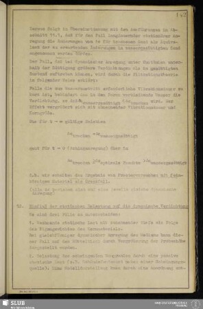 12. Einfluß der statischen Belastung auf die dynamische Verdichtung