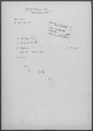 Brettheim-Hilgartshausen: Pfarrbericht 1946