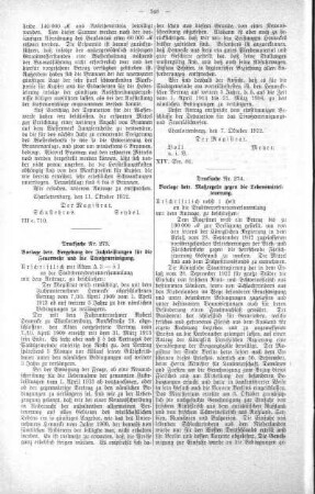 No. 19 (266-291) (273,274), 30. Oktober 1912