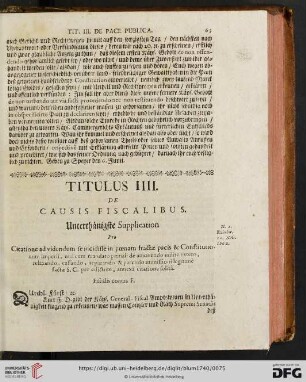 Titulus IV. De Causis fiscalibus