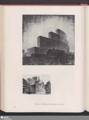 Messehaus in Hamburg. Wettbewerbsentwurf 1925