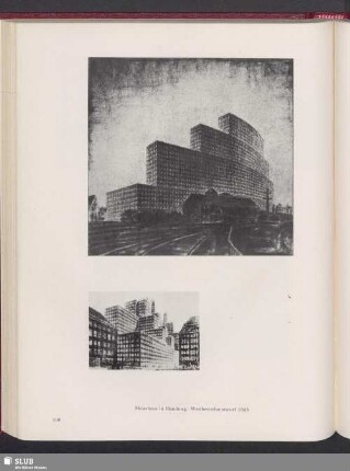 Messehaus in Hamburg. Wettbewerbsentwurf 1925