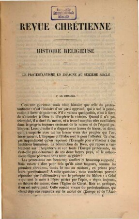 Revue chrétienne. 4. 1857