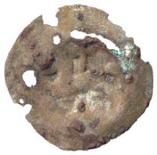Fundmünze, Hohlpfennig, 15.-16. Jh.