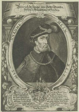 Bildnis des Heinrich des Jüngeren von Braunschweig-Lüneburg