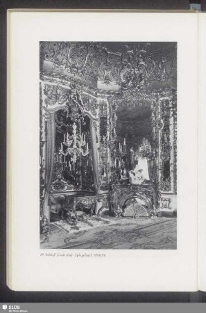 19. Schloß Linderhof. Spiegelsaal 1874/78