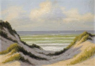 Dünen mit Durchblick auf das Meer