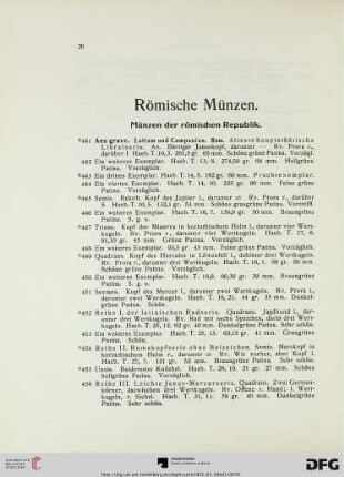 Römische Münzen (Nr. 441-1532)
