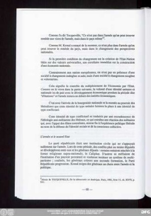 L'armée et le nouvel Etat