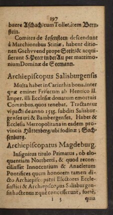 Archiepiscopus Salisburgensis