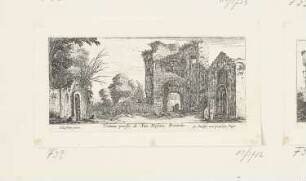 Veduta presso di San Stefano Rotondo, Blatt 7 der Folge "Antiche e moderne vedute di Romæ"