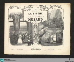 1: 2 quadrilles pour le piano sur les motifs de "La Sirène" : opéra de D. F. E. Auber