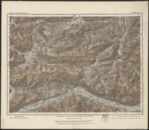 Bl. 672: Mittenwald, 1908 : 672 : Mittenwald. - Hrsg. 1901, Nachtr. 1908. - Berlin , 1908. - 1 Kt.