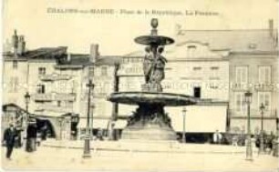 Ansicht des Place de la République in Chalons-sur-Marne