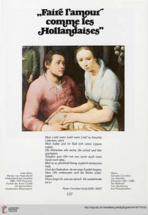 „Faire l’amour comme les Hollandaises“