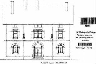 Ehningen (b Böblingen): Strassenseite, Fenstererneuerung Empfangsgeb.
