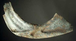 Gewandstück einer großen Statue (Fragment einer Bronzestatue), hellenistisch?