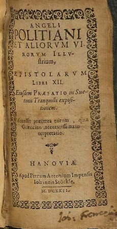 Epistolarum Libri duodecim